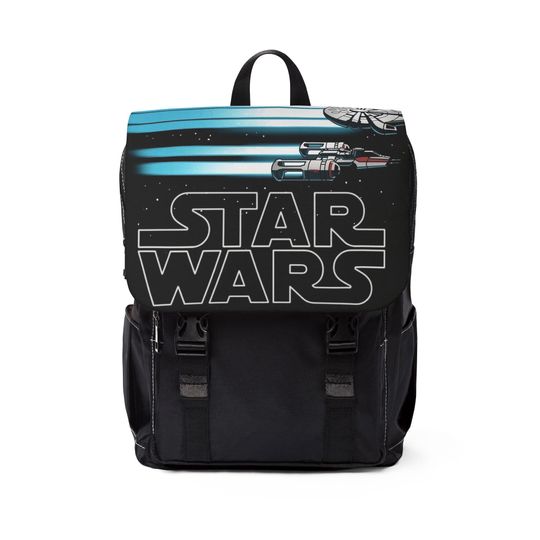 Star Wars Universe Casual Shoulder Backpack  - Chic, Fun, Daily Use, Gaming Gear, Geek Merchandise, Gift for Him/Her - Star Wars Logo