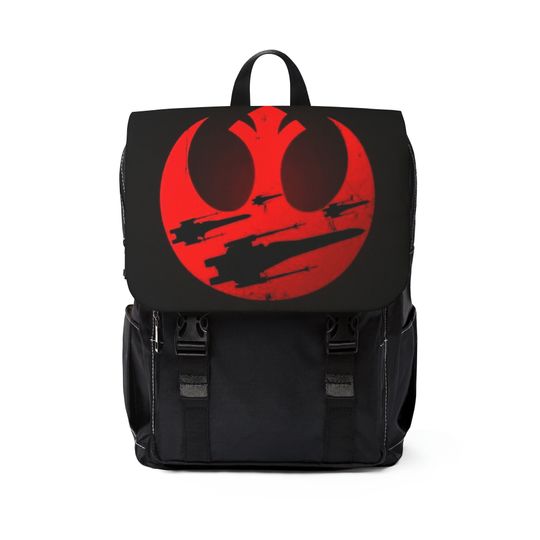 Star Wars Universe Casual Shoulder Backpack for School, Office or Travel - Rebel Alliance B&R