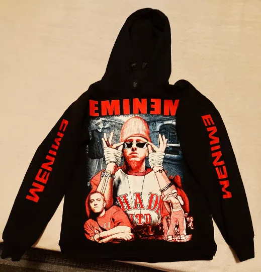 Eminem Shady Vintage Rapper Rap Music All Over Print Hoodie 3D Full Sizes XS-6XL