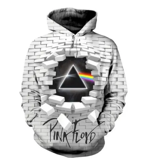 Pink Floyd The Dark Side of the Moon Rock Band All Hoodie 3d - all printed