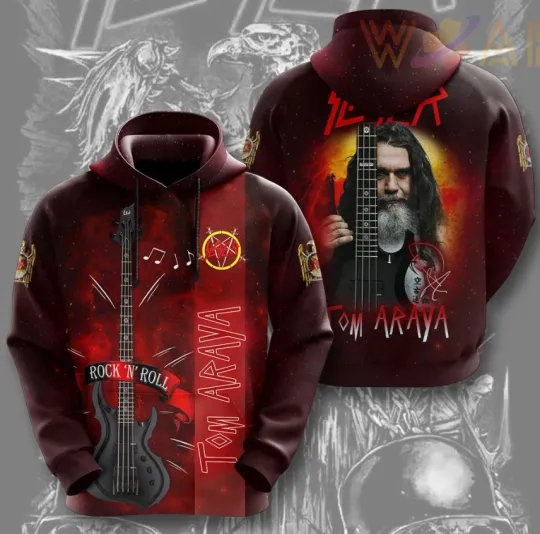 Cool Hot HOT Slayer x Kerry King 3D Hoodie Best gift New