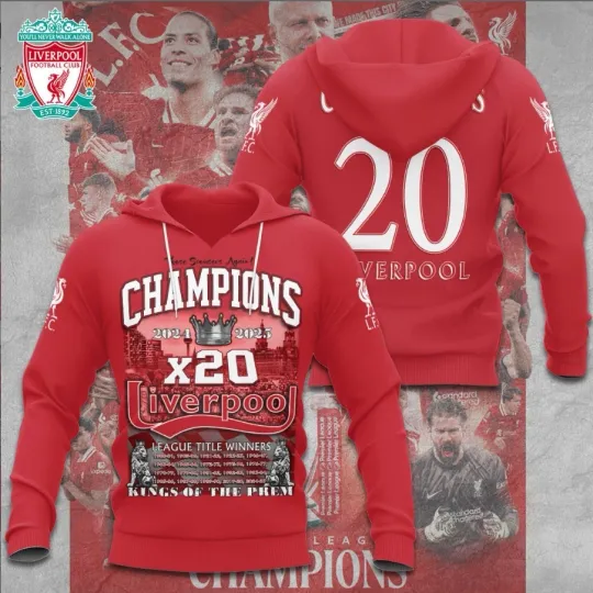 Liverpool FC 3D Hoodie King Team new new Design For fan HOt Shirt