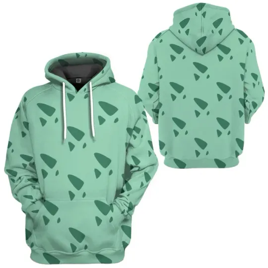 Gearhumans 3D Bulbasaur Custom Tshirt Hoodie Apparel