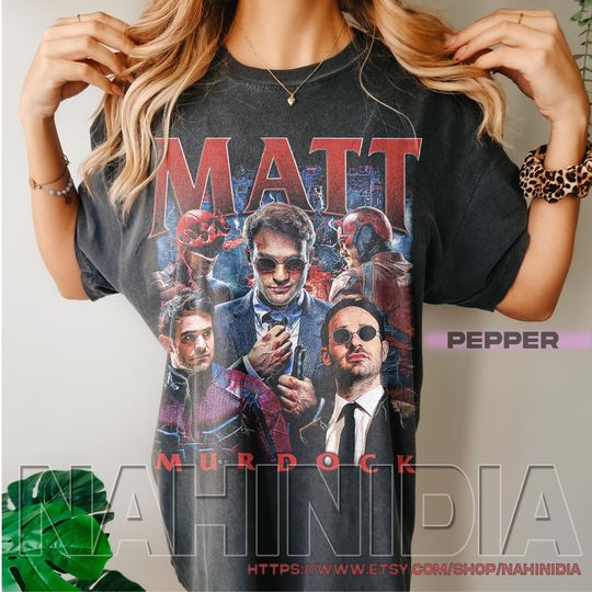 Matt Murdock Daredevil Vintage T-Shirt, Gift For Women and Man Unisex T-Shirt