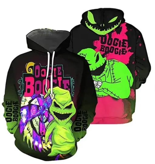 Oogie Boogie Well Well Well What Have We Here 3D Hoodie