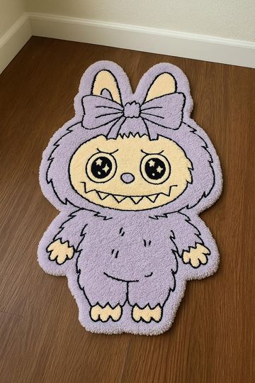 Labubu Rug, 9D Rugs, Funny Room Decor, Unique Home Decor 1
