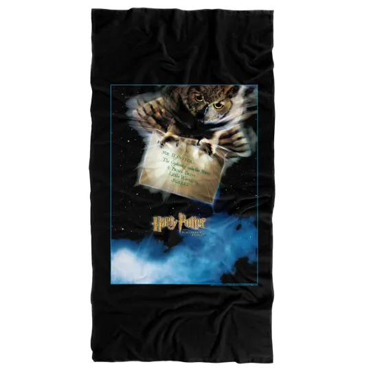 Harry Potter Owl Poster Officially Licensed Beach Towel 30"x60"