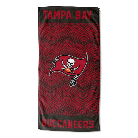 Northwest football Tampa Bay Buccaneers State Line Beach Towel, 30x60