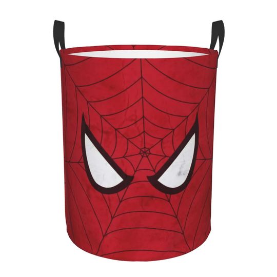 Spider-Man Web Laundry Hamper - Large Storage Basket for Kids Nursery and Toy Organization