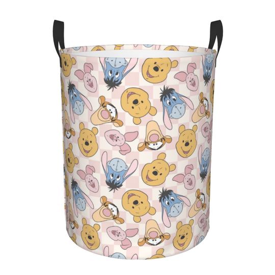 Kawaii Winnie The Pooh Kids Laundry Basket