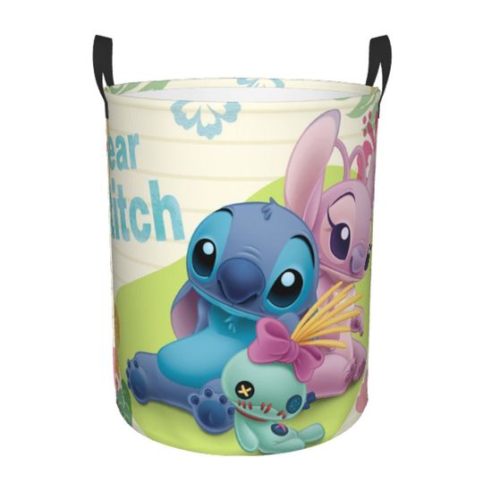 Lilo and Stitch Laundry Hamper - Large Storage Basket for Kids' Nursery and Toy Organizer