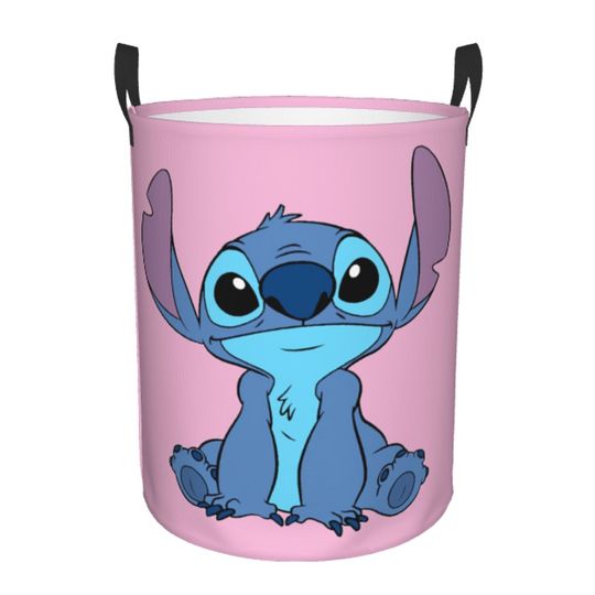 Cartoon Stitch Laundry Hamper Large Storage Basket