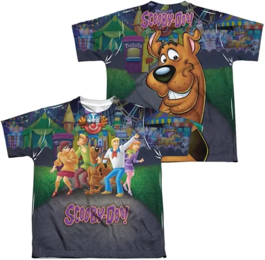 Scooby Doo Amusement Park Gift For Friends T Shirt Full Size S-5XL VN2389