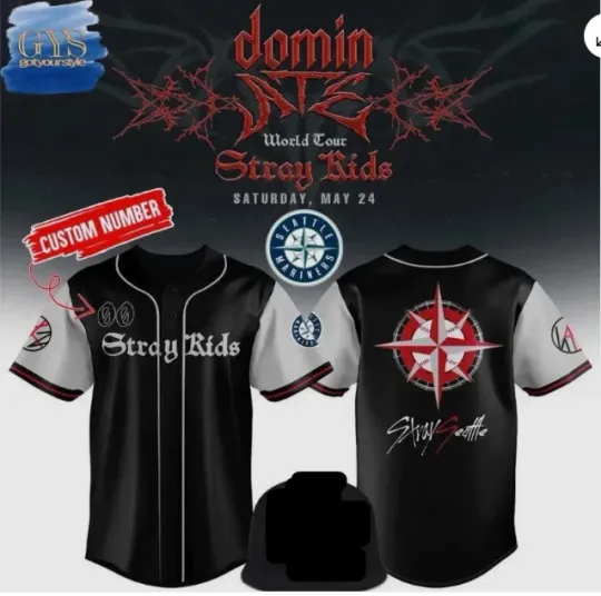 Stray Kids World Tour 2025 Baseball Jersey