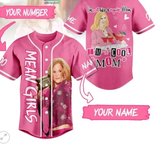 Mean Girls 2024 Personalized baseball jersey, 3d gift,2025 hot