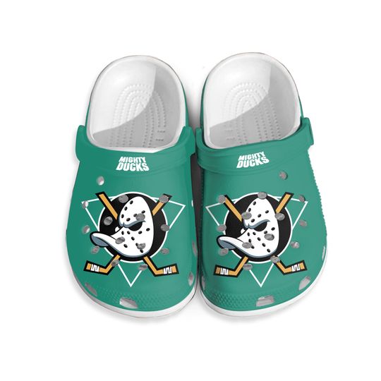 Anaheim Ducks Sandals, Clogs, Toe Sandal Soft Lightweight Footwear Men Women