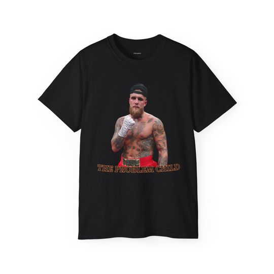 The Problem Child Jake Paul T-Shirt, Tyson vs Jake Paul Graphic Tee, 2024 Boxing Match, Fits Well, Great Gift