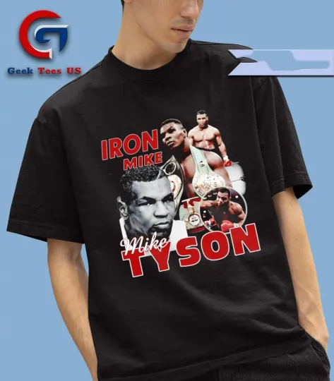 Jake Paul vs Mike Tyson Black T-Shirt