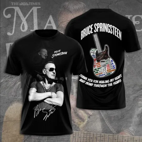Bruce Springsteen 3D Tour 2025 The Last Show Tour 2025 T-Shirt