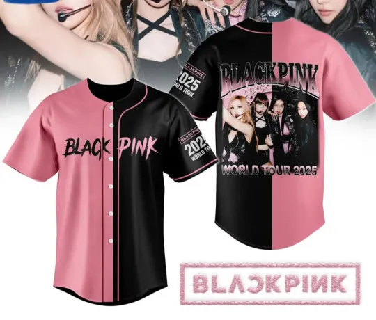 BlackPink World Tour 2025  Baseball Jersey