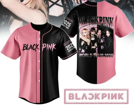BlackPink World Tour 2025 Baseball Jersey