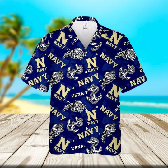 Patriotic Hawaiian Shirt - Memorial Day USA Summer BBQ