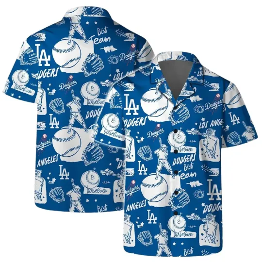 Dodgers Fan Baseball Custom Hawaiian Shirt