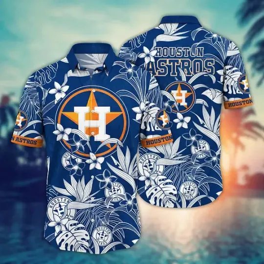 Houston Astros Short Sleeve Hawaiian Shirt