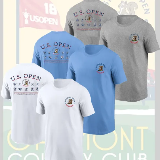 US Open 2025 Double Sided T-Shirt - Oakmont Country Club