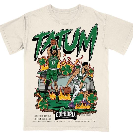 Vintage 90s Jayson Tatum Shirt Homage Retro Classic Graphic Tee Bootleg Bestseller Unisex Sport Gift