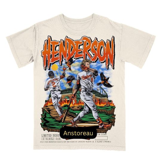 Vintage 90s Gunnar Henderson Shirt Homage Retro Classic Graphic Tee Bootleg Bestseller Unisex Sport Gift