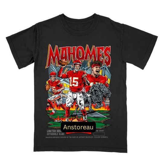 Vintage 90s Patrick Mahomes Shirt Homage Retro Classic Graphic Tee Bootleg Bestseller Unisex Sport Gift