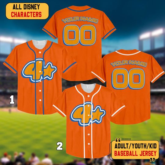 Personalized 4 Town Turning Red Baseball Jersey, Disney Turning Red Boy Band Jersey, Town Orange Members Shirt, 4 Town Magic Kingdom Outfit