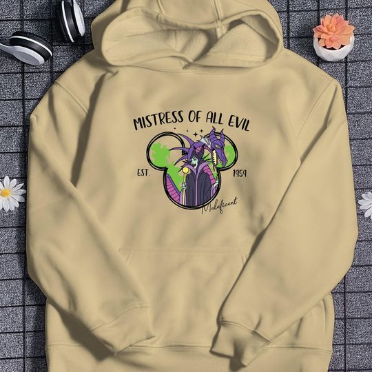 Maleficent Hoodie Sleeping Beauty Villain Unisex Hoodie Mistress Of All Evil Hoodie For Disneyland Disneytrip Disneyworld Vacation Gift