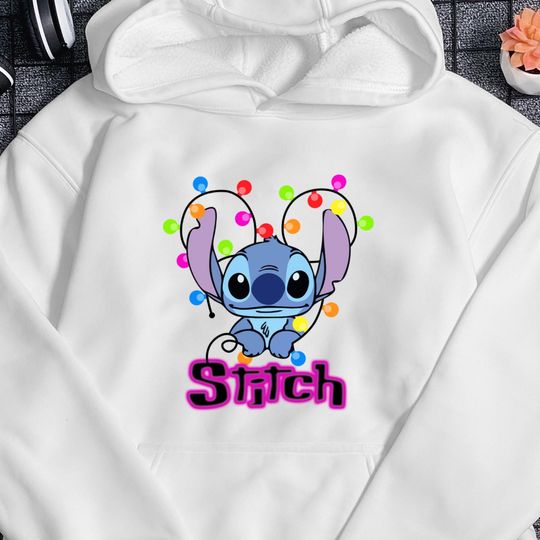 Cute Stitch Hoodie Funny Stitch Hoodie Hero Hoodie Cartoon Hoodie Hero Hoodie Vacation Shirt Gift For Him For Her