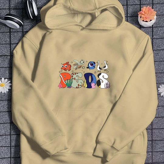 Peds Nurse Hoodie Finding Nemo Hoodie Pediatric Nurse Hoodie Pediatric Nurse Gift Birthday Gift For Her For Him