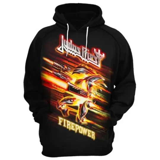 Judas Priest & Tees Art 3D Pullover Printed Over Unisex Hoodie