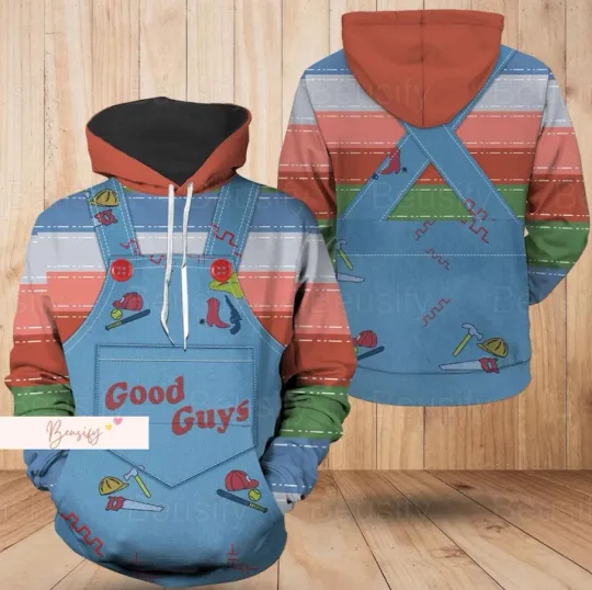 Chucky Costume 3D HOODIE All Over Print Father Day Gift Halloween Gift US Size