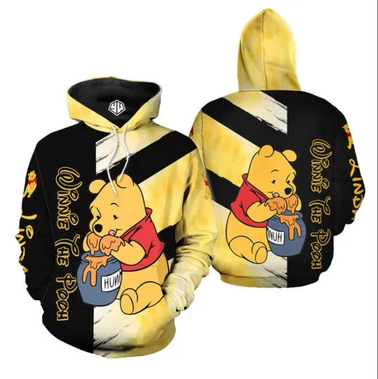 Winnie The Pooh Women 3D HOODIE Halloween Gift Christmas Gift