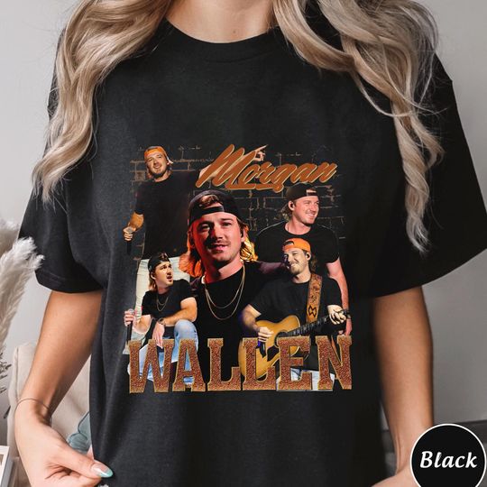 Wallen Western Vintage Concert T-Shirt, Retro Country Music Tee, 90s Country Star Shirt, Fan Gift Shirt for Women and Men