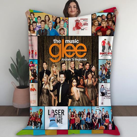 Glee TV Series Fleece Blanket, High School Musical Film Blanket, Best Gift for Glee Fans