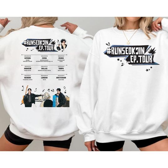 Run Seokjin Ep Tour 2025 Sweatshirt, Jin Don't Say You Love Me Shirt, BTS Jin Shirt, Jin Echo Album Shirt, BTS Army Gift Shirt