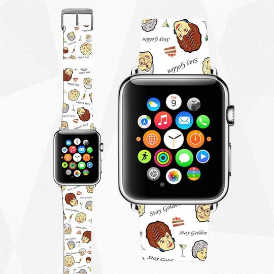 Stay Golden Apple Watch Band