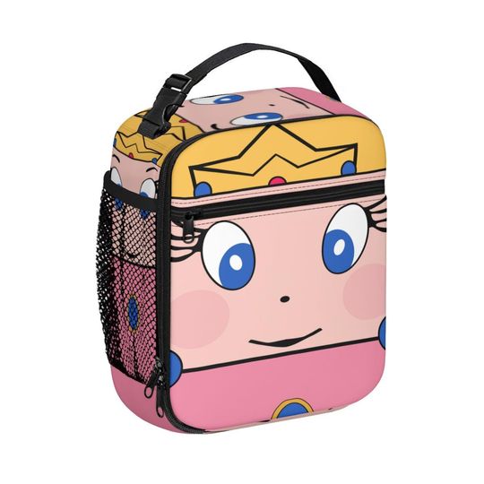 Princess Peach Lunchbox  Insulated Gamer Tote | Waterproof, Durable, Large Capacity | Perfect for School or Day Trip