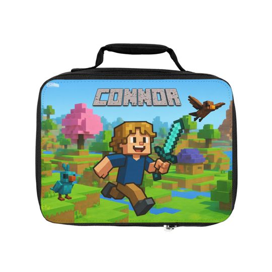 Custom Kids Photo Lunch Bag - Personalized Lunchbox for Back to School