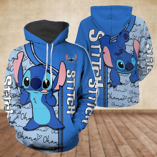 Stitch Ohana Hoodie, Cute Lilo And Stitch Shirt, Disney Trip Shirt, Magic Kingdom Shirt, Family Vacation Shirt, Gift For Fans
