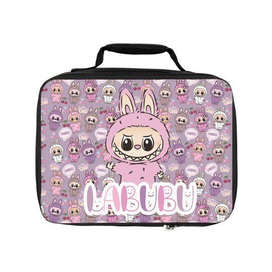 Cute Kids' Labubu Insulated Lunch Bag - Perfect for School, Picnics, and Outings