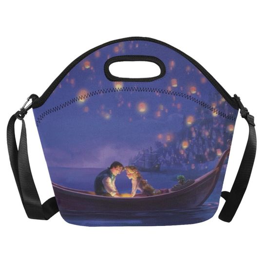Tangled Neoprene Lunch Bag | Tangled Lunch Bag | Disney Lunch Bag | Disney Lunchbox | Disneyland Lunch Bag | Rapunzel Lunchbox |