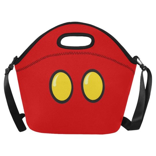 Mickey Mouse Neoprene Lunch Bag | Mickey Mouse Lunch Bag | Disney Lunch Bag | Disney Lunchbox | Disneyland Lunch Bag | Mickey Lunchbox
