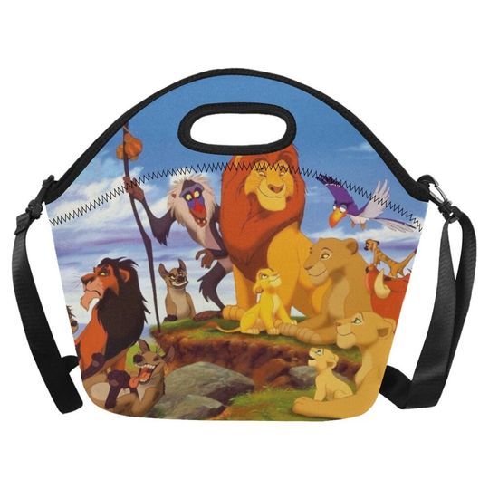 Lion King Neoprene Lunch Bag | Lion King Lunchbox | Lion King Lunch Bag | Disney Lunch Bag | Disney Lunchbox | Disneyland Snacks Bag |